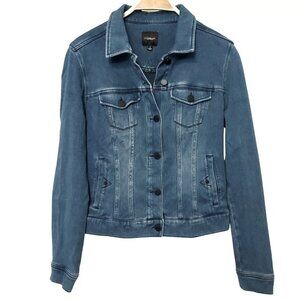 Liverpool Jeans Company Blue Denim Pocket Collar Long Sleeve Jean Jacket